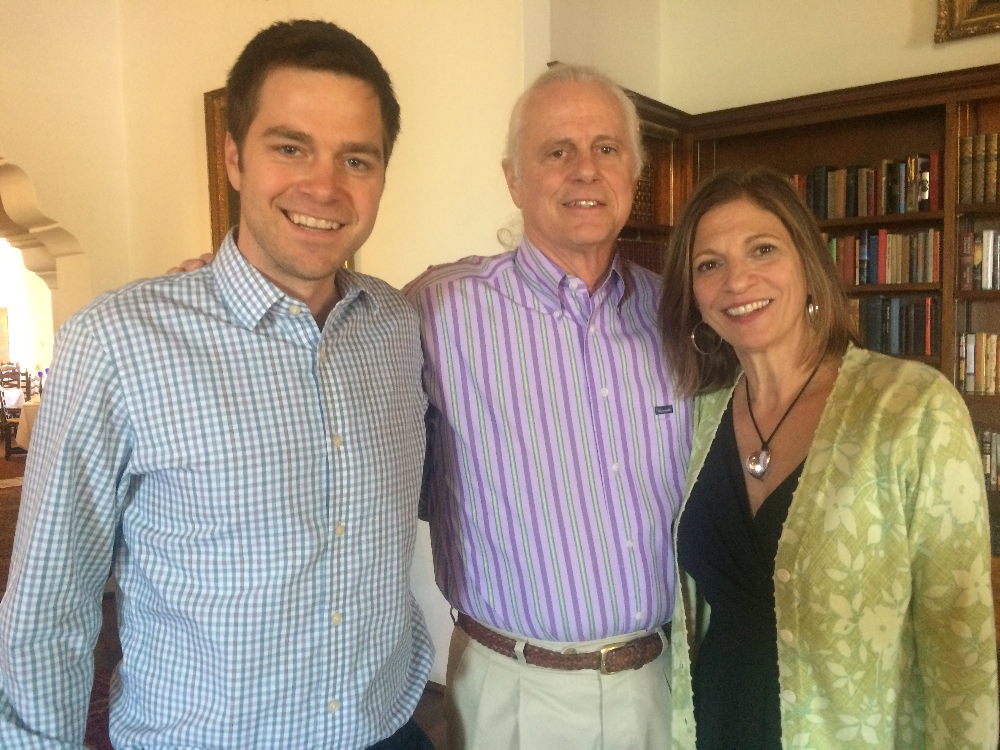 Dr. Craig Weinkauf with Dick and Jan Highberger