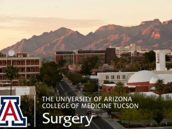 University of Arizona aerial view of health science campus.