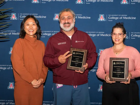 Mohammad Khreiss, MD (center)