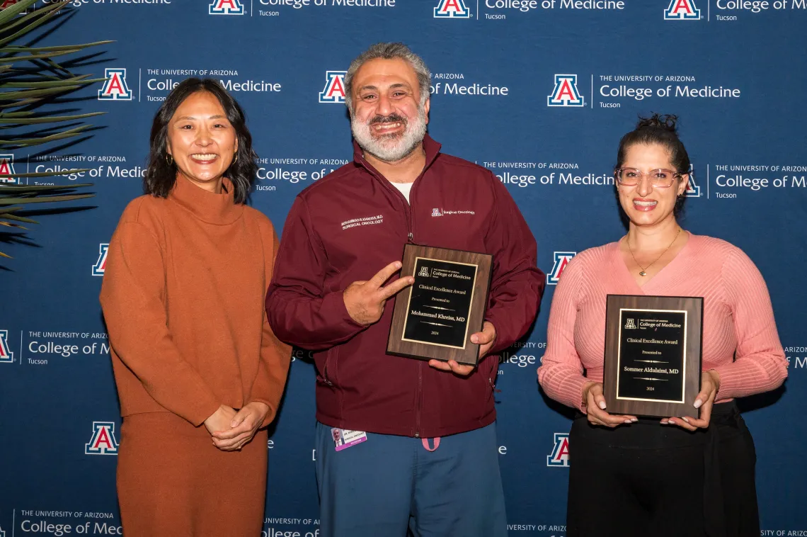Mohammad Khreiss, MD (center)