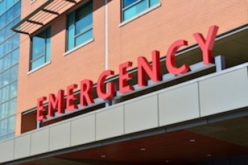 Emergency building sign