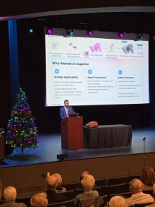 Abdelsattar presenting